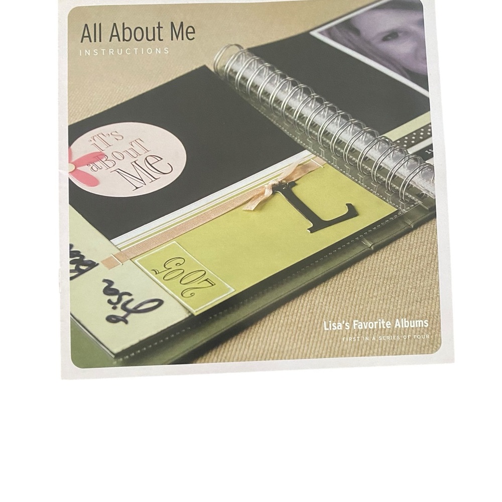 All About Me Scrapbook - Black and Green